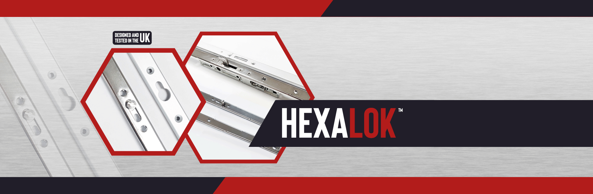Hexalok - High security multi point lock for sliding doors